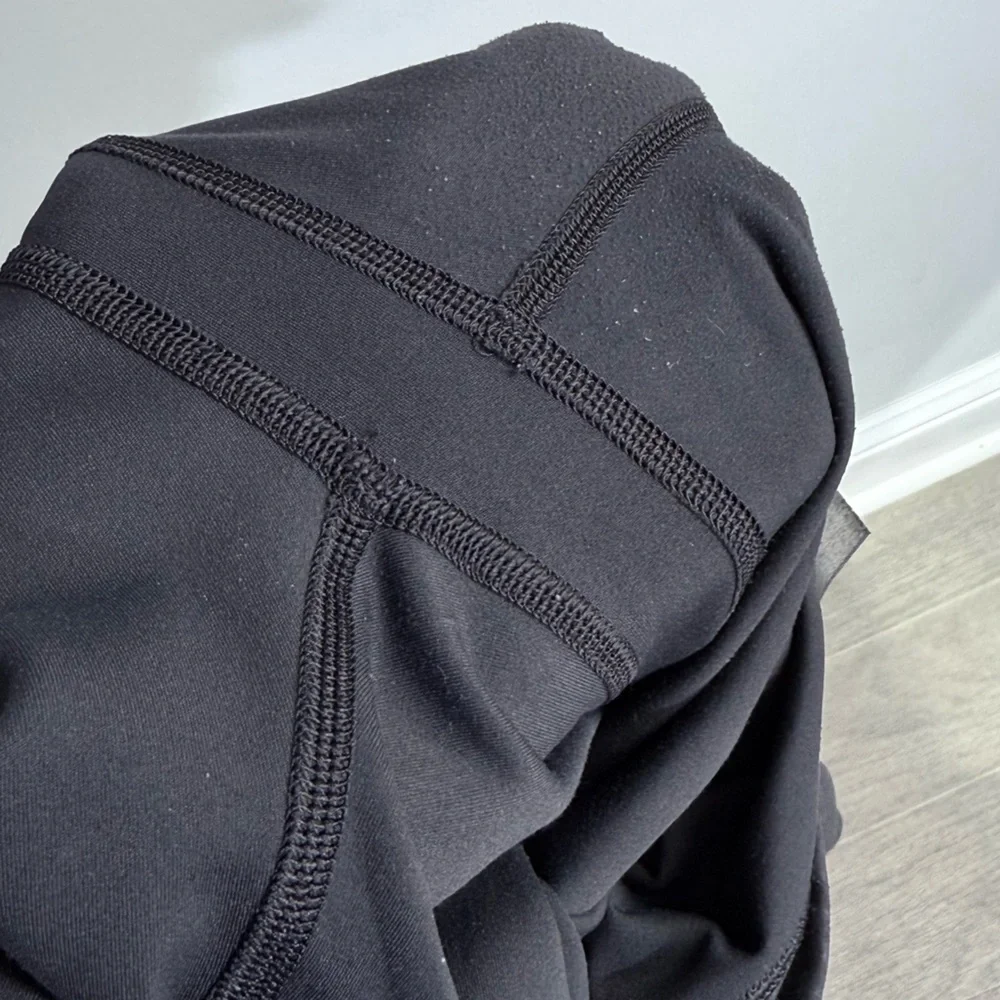 Lululemon Align High Rise Pant 25" Segment Emboss Black Leggings 6 Nulu W5DUYS - Picture 10 of 15